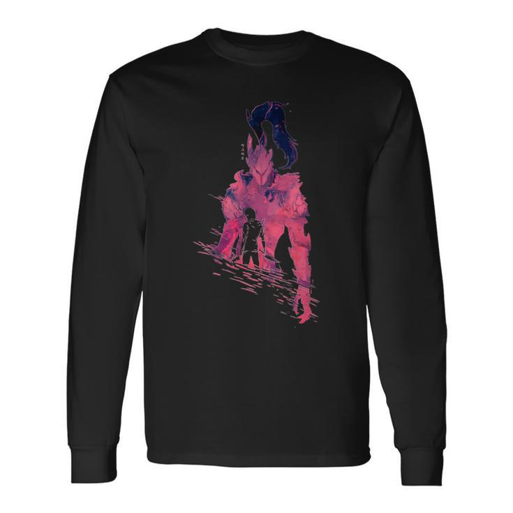 Manhwa Anime For Fan Of Solo Leveling Rising Long Sleeve T-Shirt