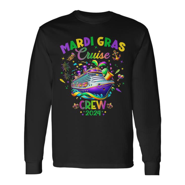 Mardi Gras Cruise 2024 Ship Family Matching Trip New Orleans Long Sleeve T-Shirt