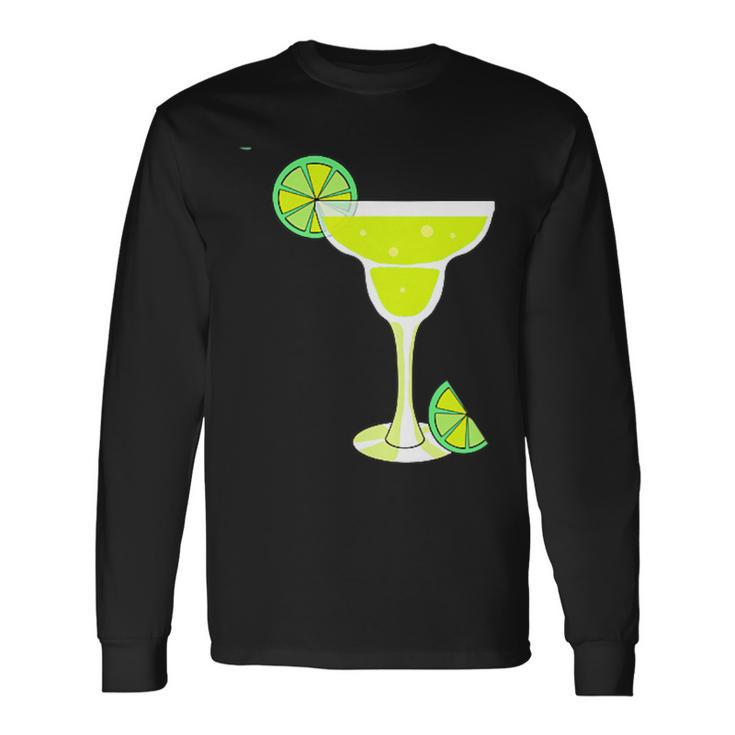 Margaritas Made Me Do It Drinking Long Sleeve T-Shirt