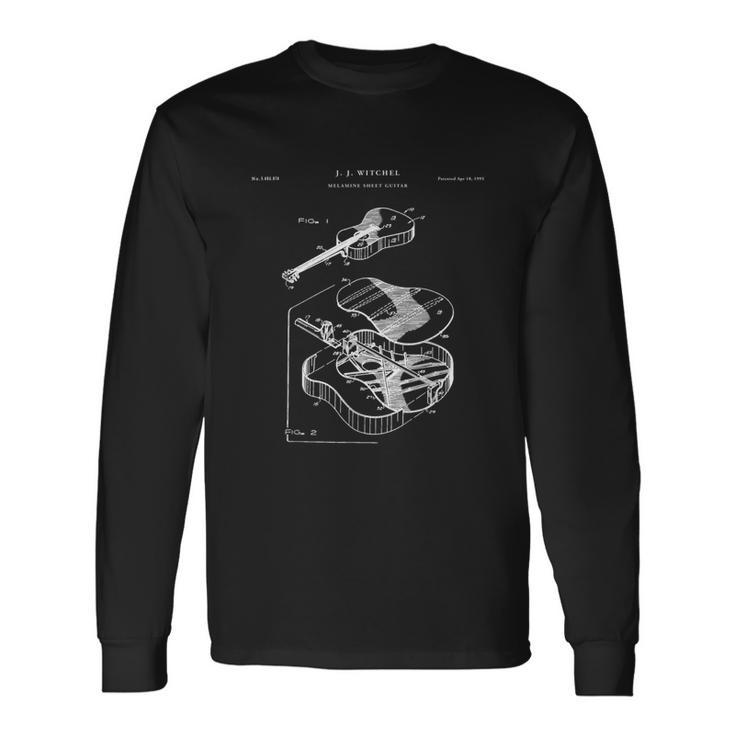 Martin Guitar Patent Music Long Sleeve T-Shirt