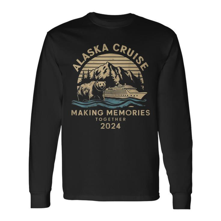 Matching Family Friends And Group Alaska Cruise 2024 Long Sleeve T-Shirt