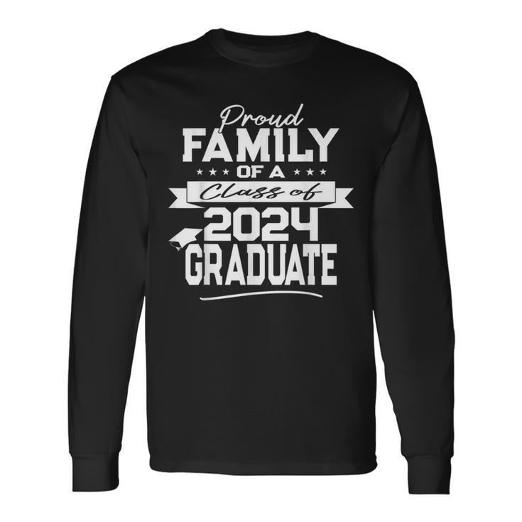 Matching Proud Family Class Of 2024 Graduate Long Sleeve T-Shirt
