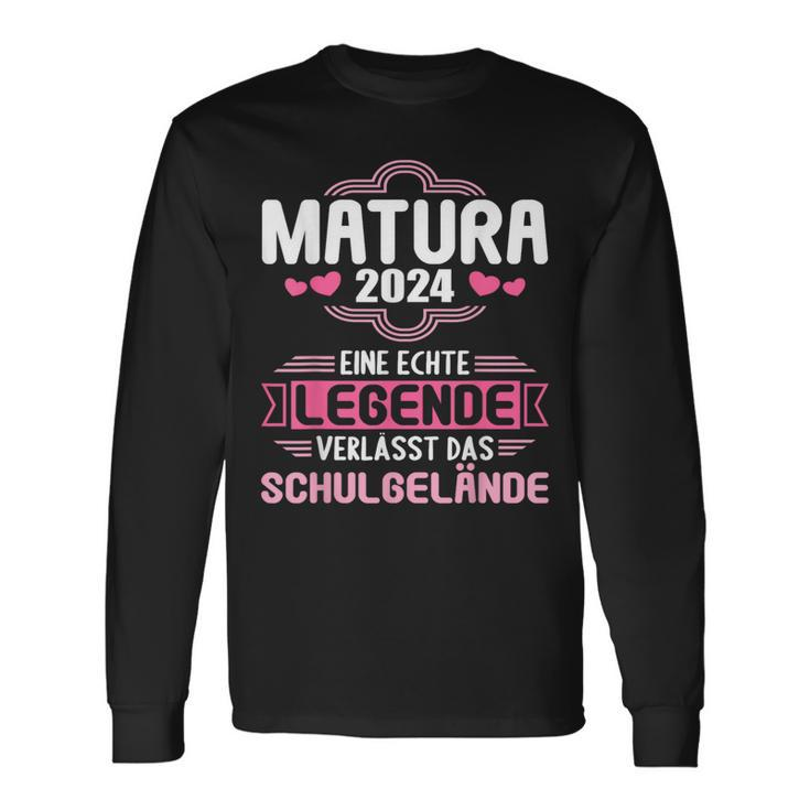 Matura Junge Mädchen Damen Und Herren Matura 2024 Langarmshirts Geschenkideen