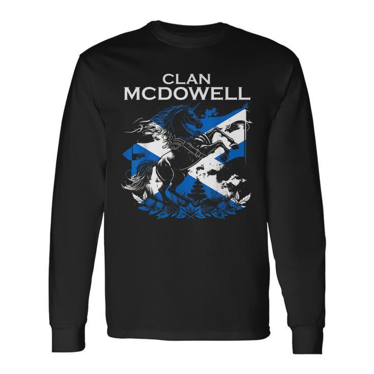Mcdowell Clan Family Last Name Scotland Scottish Long Sleeve T-Shirt Gifts ideas