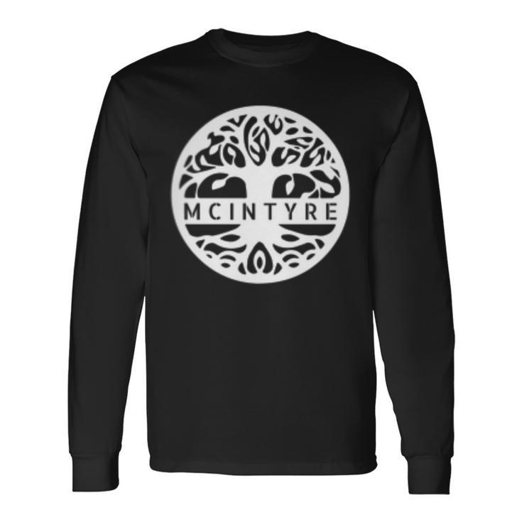 Mcintyre Personalized Irish Name Celtic Tree Of Life Long Sleeve T-Shirt Gifts ideas