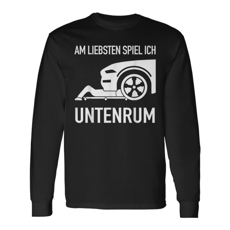 With Mechanic Screwdriver Am Liebsten Spielen Ich Untenrum Langarmshirts Geschenkideen