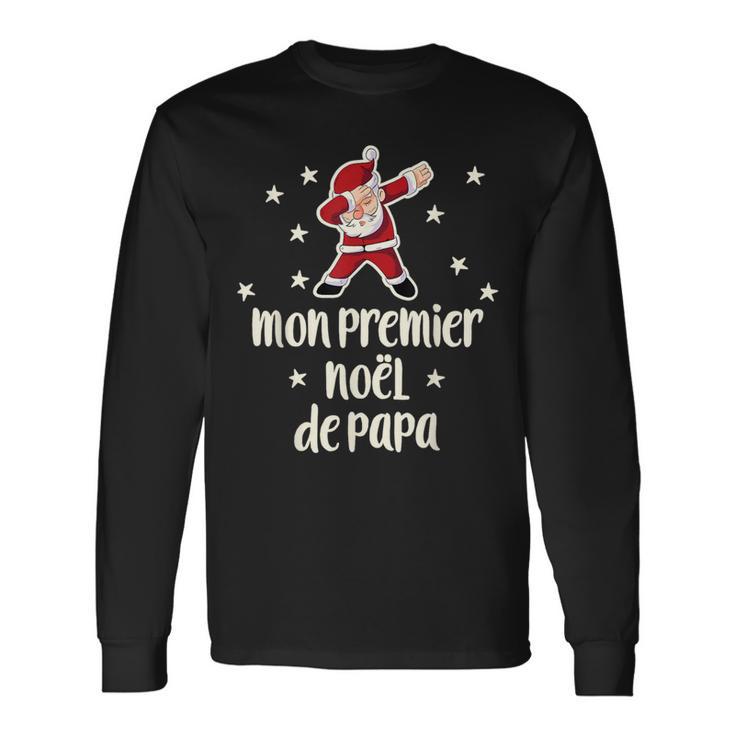 Mein Erstes Weihnachtsfeston Papa Dabbing Santa Eltern Langarmshirts Geschenkideen