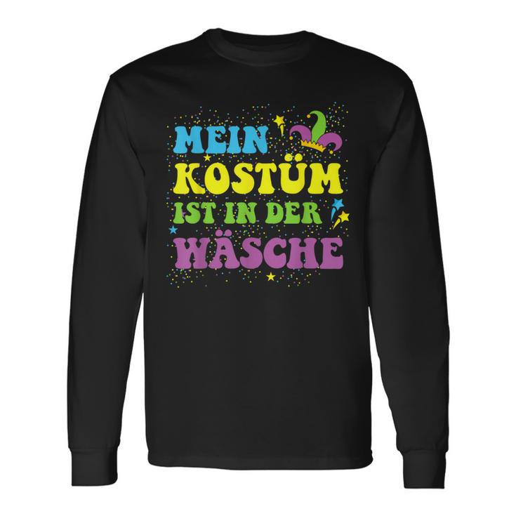 Mein Kostüm In Der Wäsche Narrenkappe Carnival Langarmshirts Geschenkideen