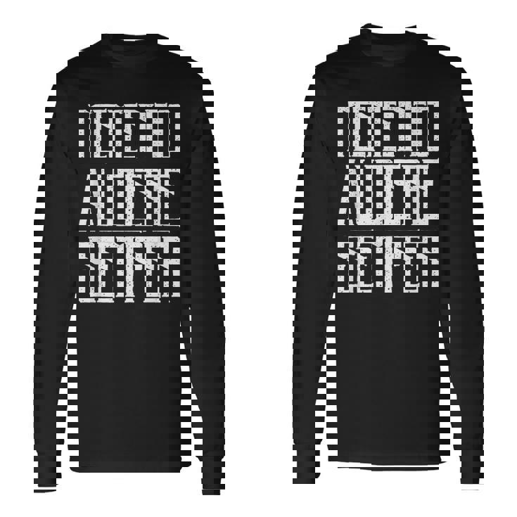 Memento Audere Semper Gabriele D'annunzio Camiseta de manga larga