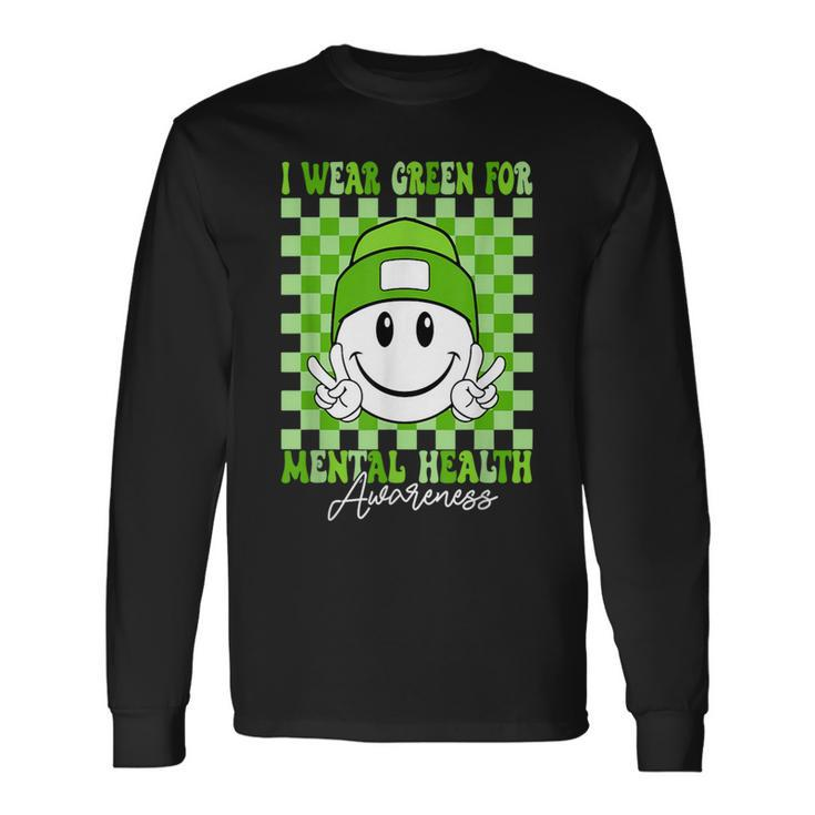 Mental Health Matters I Wear Green Mental Health Awareness Long Sleeve T-Shirt Gifts ideas