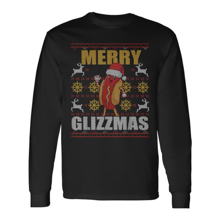 Merry Glizzmas -Christmas Glizy Matching Family Ugly Sweater Long Sleeve T-Shirt