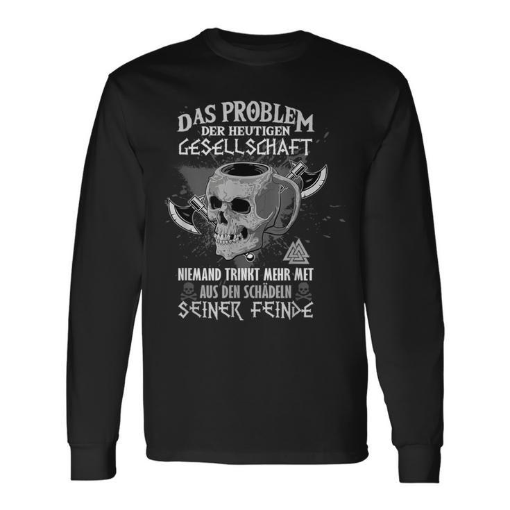 Met Aus Den Skulls Des Des Enemies For Fans Of Viking Langarmshirts Geschenkideen