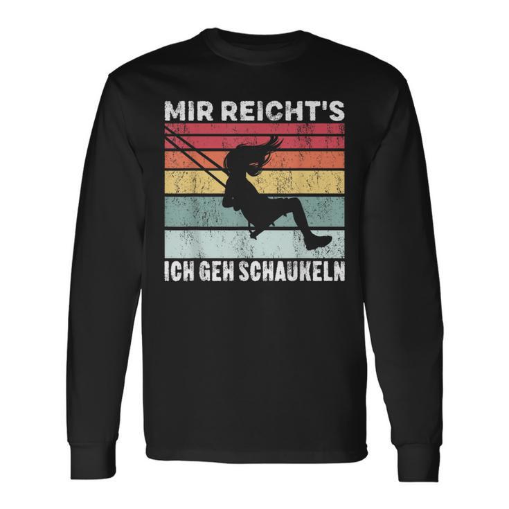 Mir Reicht's Ich Geh Swinging Retrointage Swing Langarmshirts Geschenkideen