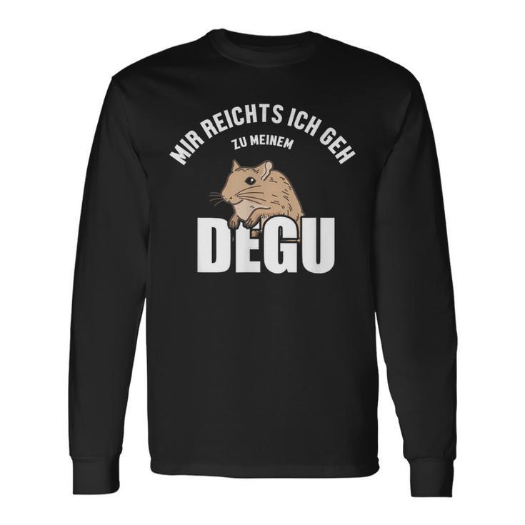 Mir Reichts Ich Geh Zum Degu Ratte Langarmshirts Geschenkideen