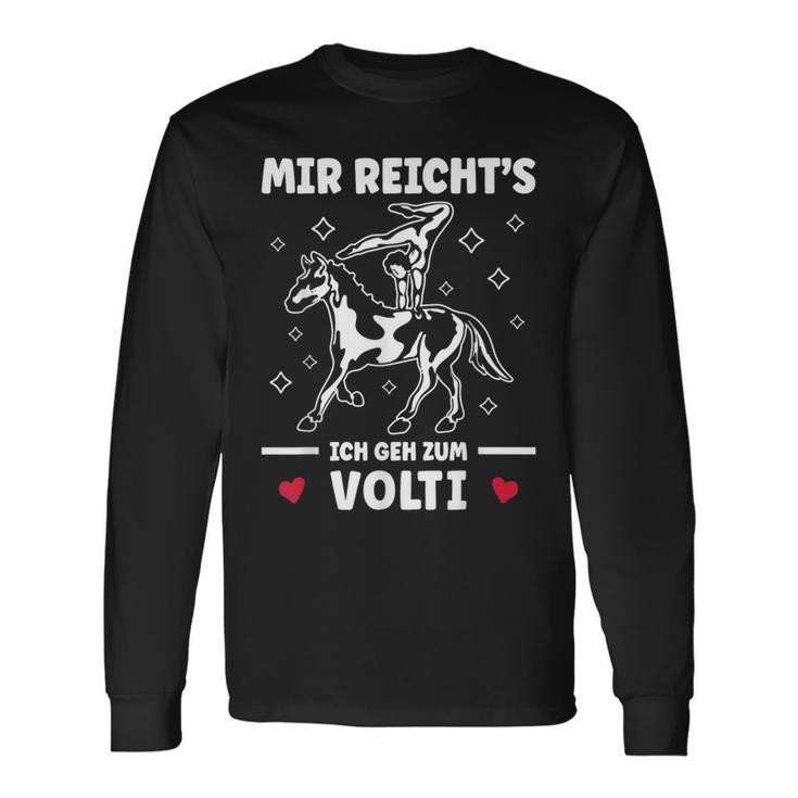 Mir Reicht's Ich Geh Zum Voltigieren Black Langarmshirts Geschenkideen