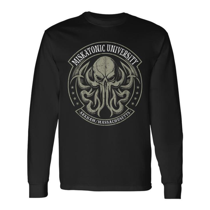 Miskatonic University Vintage Cthulhu Long Sleeve T-Shirt