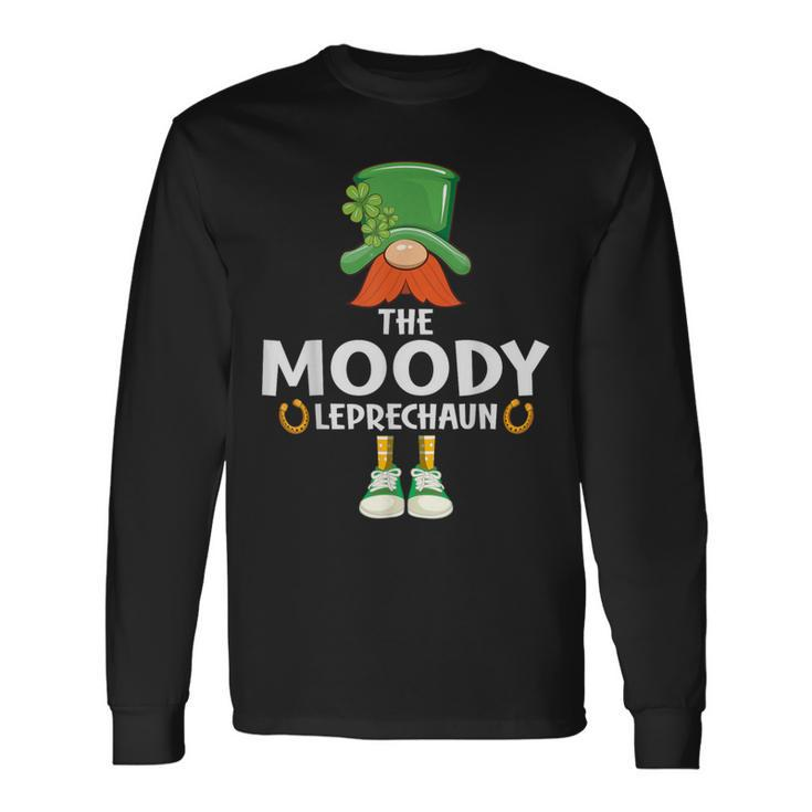 The Moody Leprechaun Saint Patrick's Day Party Long Sleeve T-Shirt