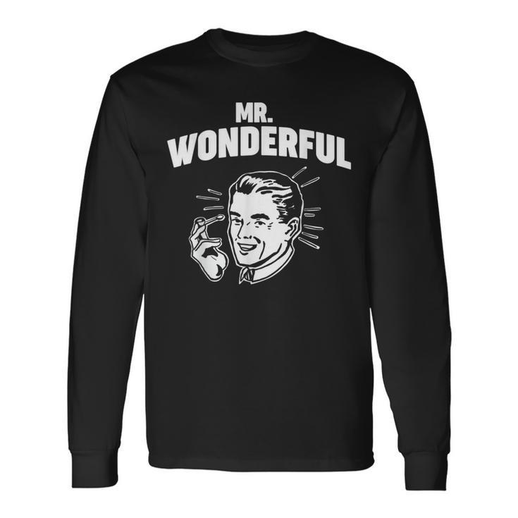 Mr Wonderful Husband Mr Wonderful Long Sleeve T-Shirt