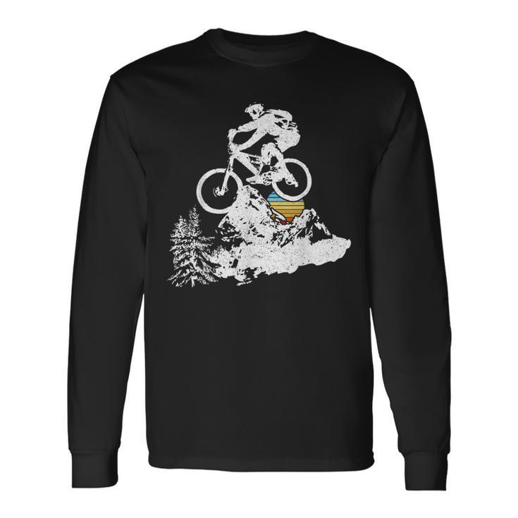 Mtb Vintage Bike Fans Boys Youth Mtb Accessories Long Sleeve T-Shirt