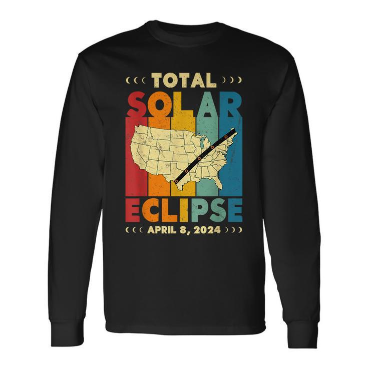 Mystical Solar Eclipse Cosmic Phenomenon Total Solar Long Sleeve T-Shirt