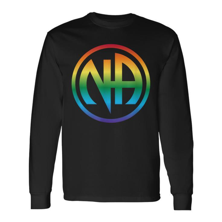 Narcotics Clean Sober Na Aa Recovery Proud Sobriety Lgbt Gay Long Sleeve T-Shirt