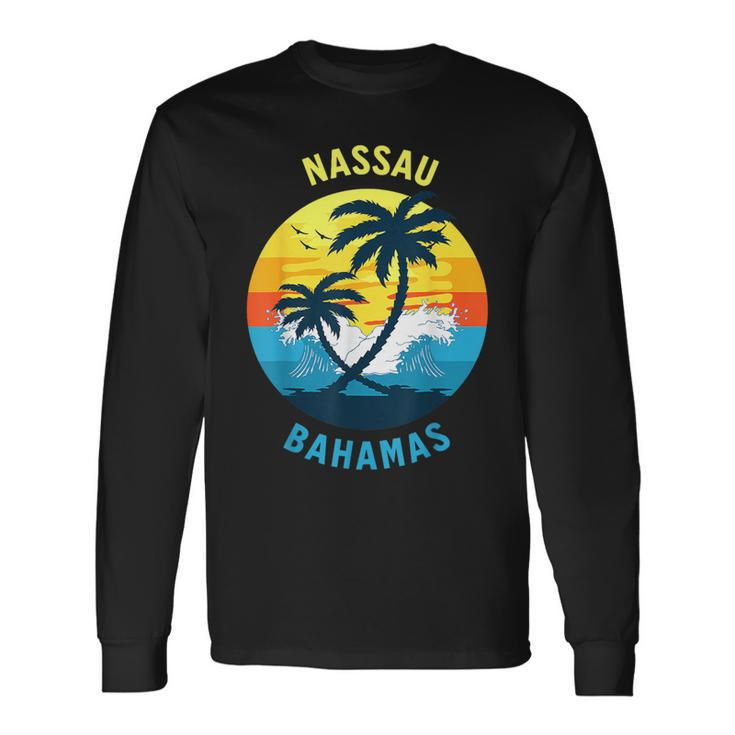 Nassau Bahamas Souvenir Long Sleeve T-Shirt