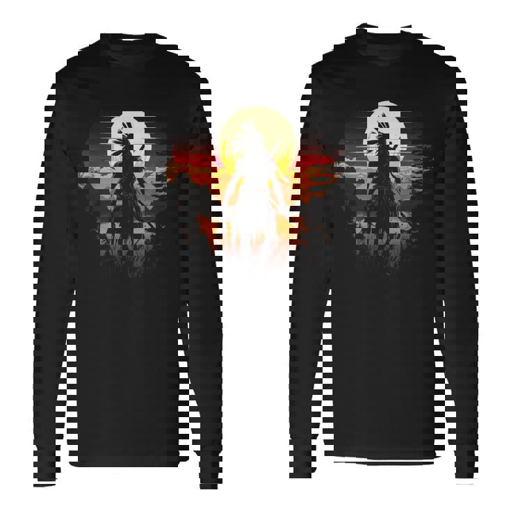 Native American Chief Tribes Culture Sacred Sioux Long Sleeve T-Shirt Gifts ideas