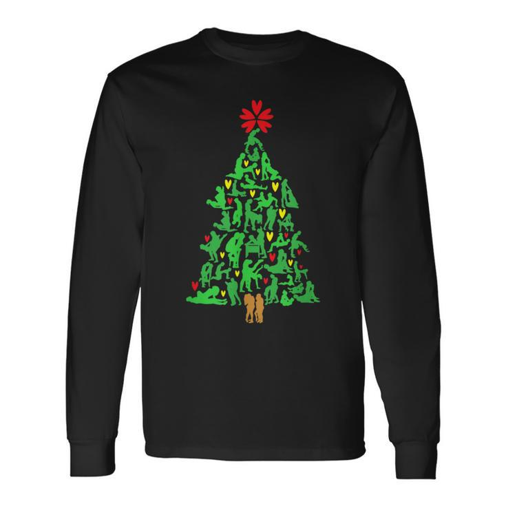 Naughty Xmas Ornaments Kamasutra Adult Humor Christmas Long Sleeve T-Shirt Gifts ideas