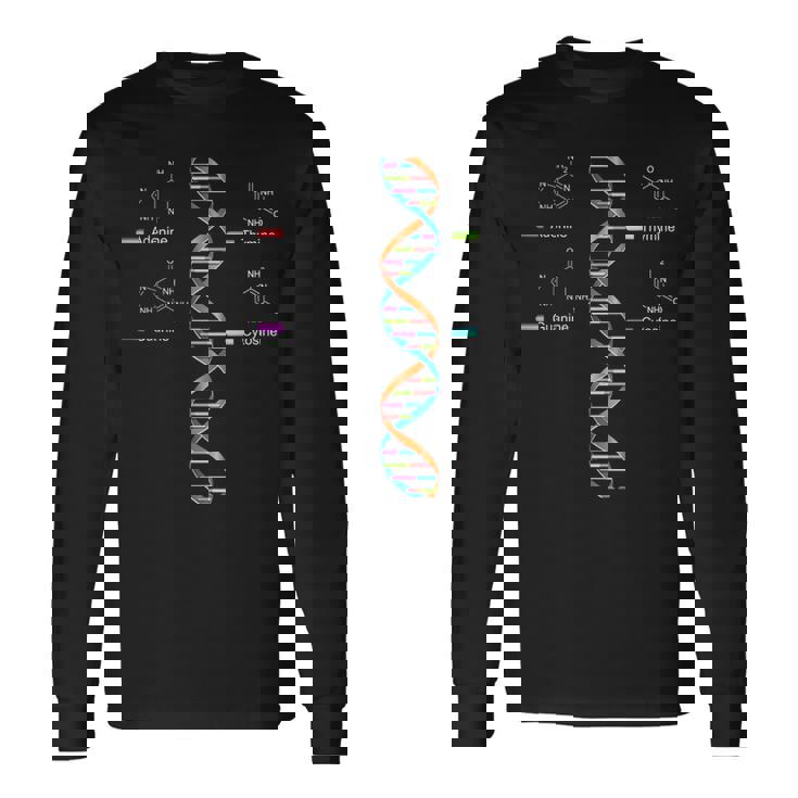 Nerd Adn Helix Genética Evolución Biología Ciencias Profesor Camiseta de manga larga