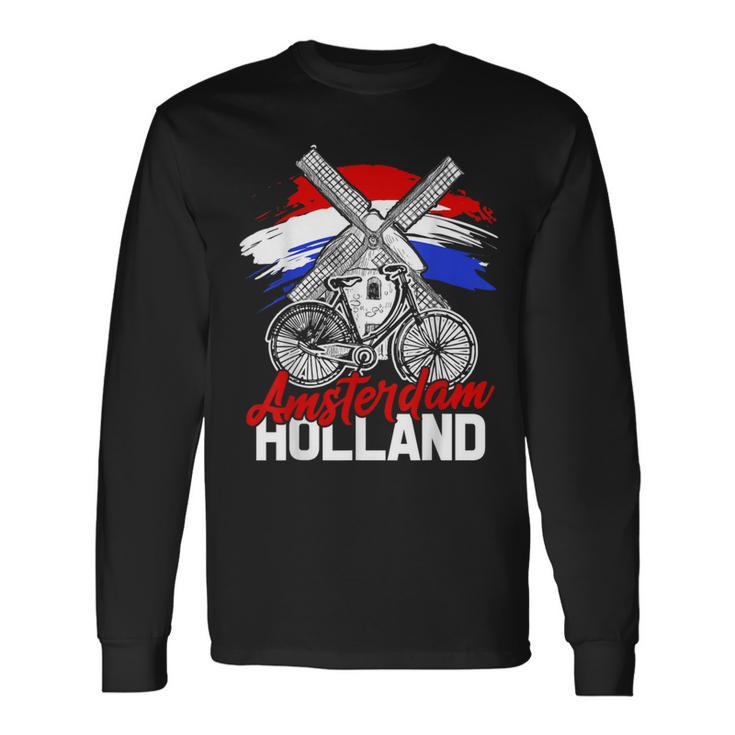 Netherlands Amsterdam Nederland Dutch Holland Dutch Long Sleeve T-Shirt
