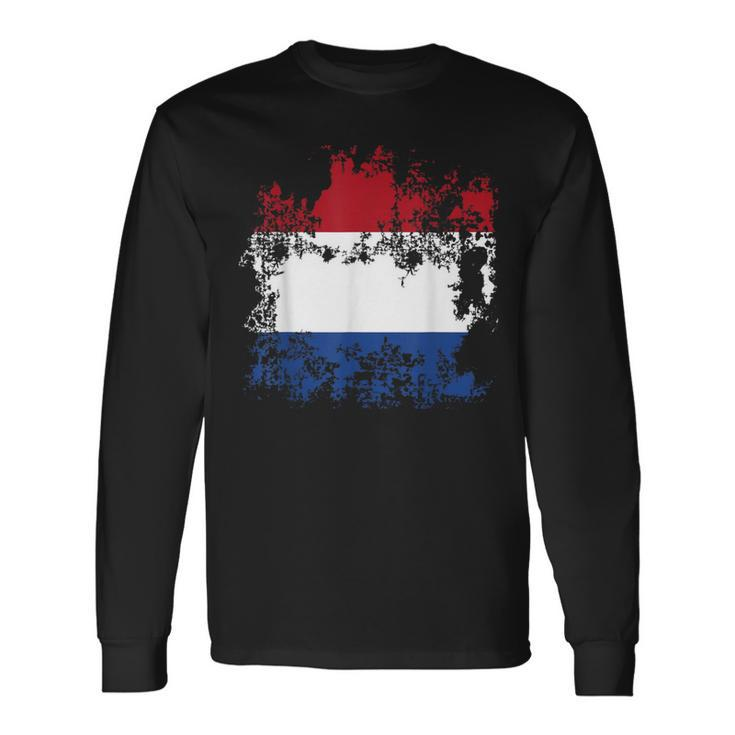 The Netherlands Holland Flag King's Day Holiday Long Sleeve T-Shirt Gifts ideas