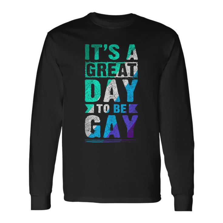 New Blue Gay Male Mlm Pride Flag Long Sleeve T-Shirt