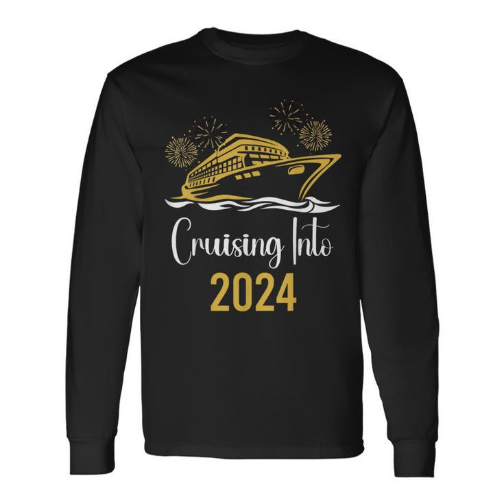 New Years Cruise 2024 Party Family Vacation Matching Long Sleeve T-Shirt