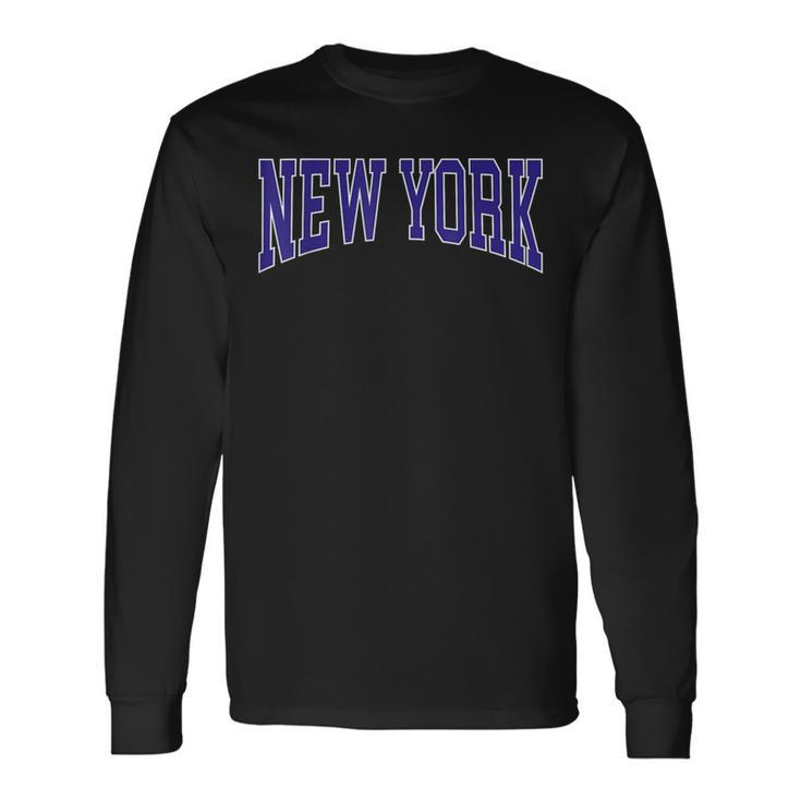 New York City Text Long Sleeve T-Shirt Gifts ideas