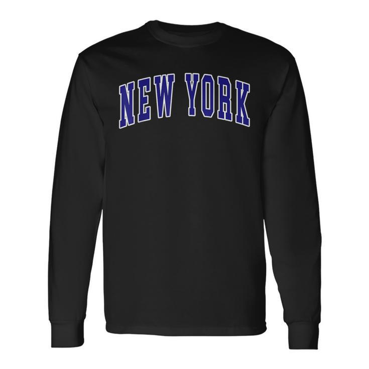 New York Text Long Sleeve T-Shirt
