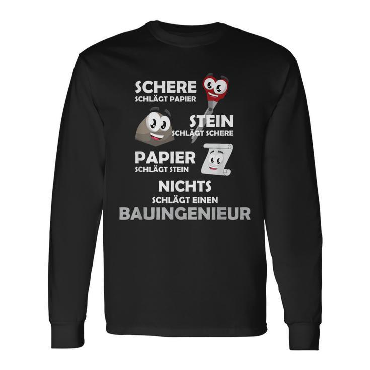 Nichts Schlägt Einen Bauingenieur Langarmshirts Geschenkideen