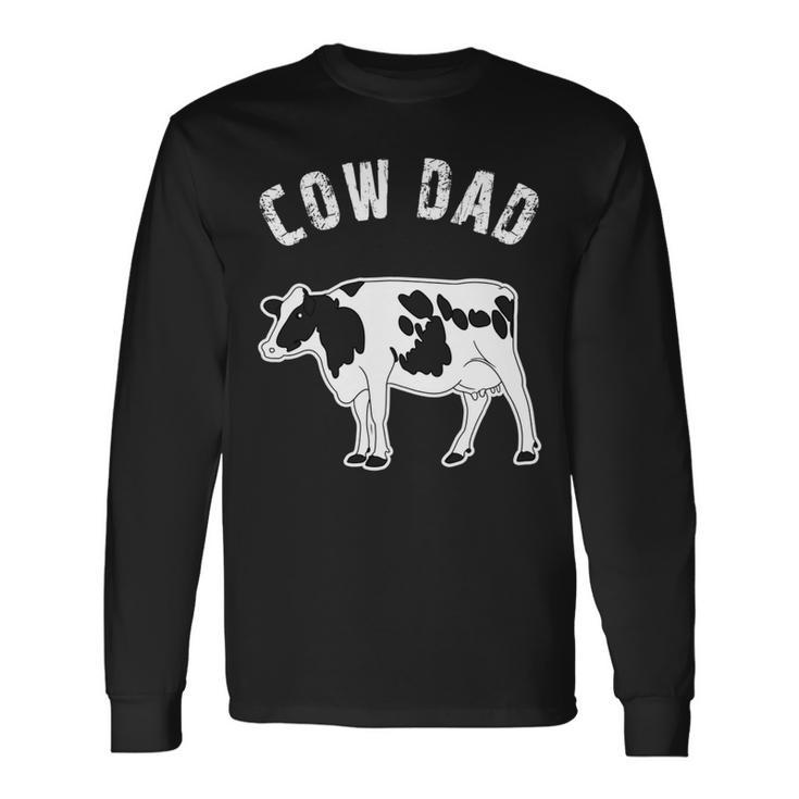 Niedliche Kuh Papa Illustration Liebhaber Landwirt Für Langarmshirts Geschenkideen