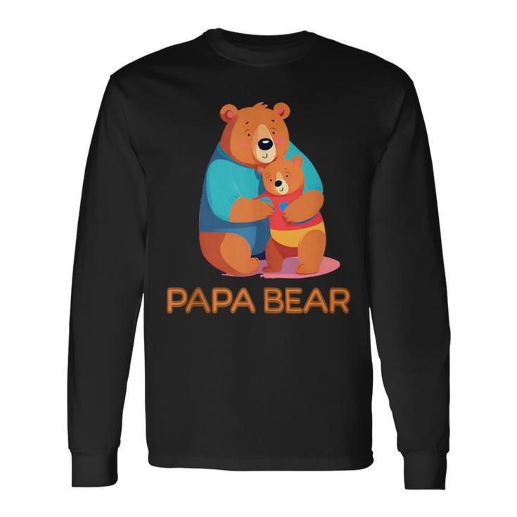 Niedlicher Papa Bär Sohn Und Tochteratertag Langarmshirts Geschenkideen