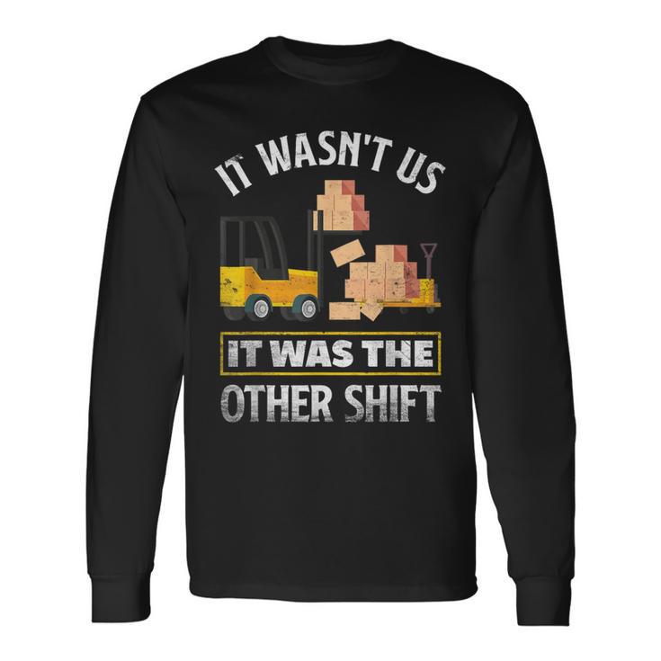 Night Shift Worker Overnight Shift Shift Worker Long Sleeve T-Shirt