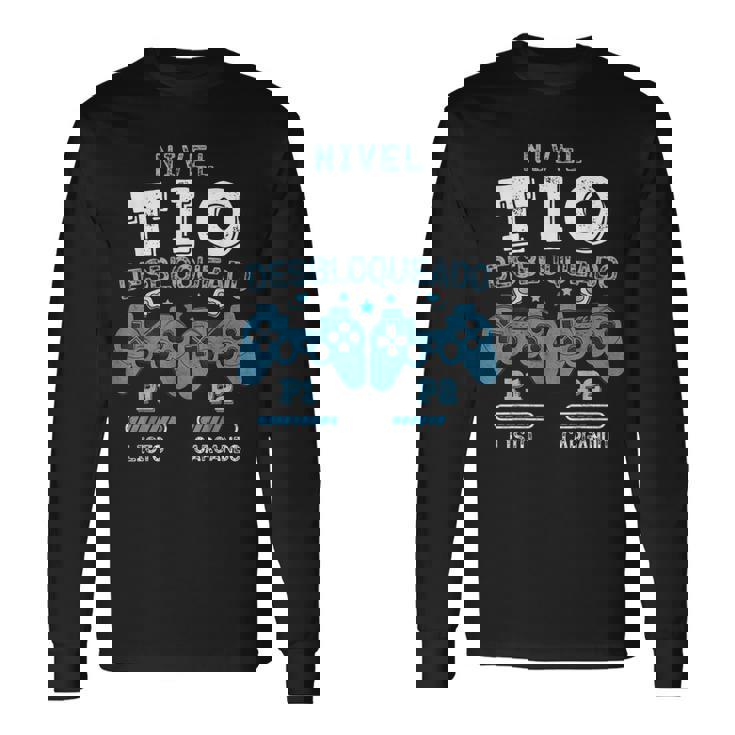 Nivel Tío Desbloqueado Anuncio Embarazadas Futuro Tío Camiseta de manga larga