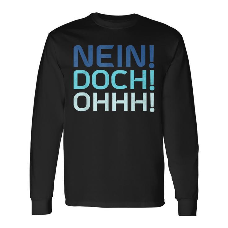 No Doch Ohhh Langarmshirts Geschenkideen