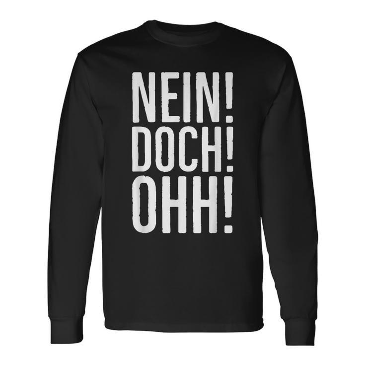 No Yes Ohh Louis De Funès Slogan Langarmshirts Geschenkideen