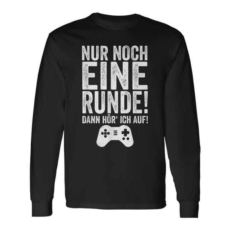 Noch Eine Round Cool Pc Gaming Gamer Nerd Gamer Langarmshirts Geschenkideen