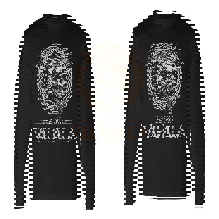 Nos Nos Vemos En Valhalla Viking Camiseta de manga larga