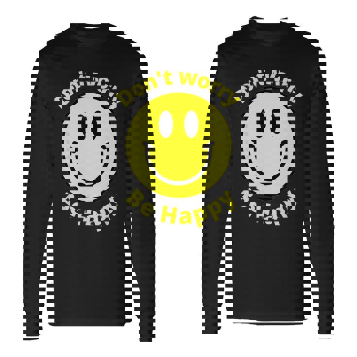 ミュージシャン DOTS Don't Worry, Be Happy L/S TEE Don't