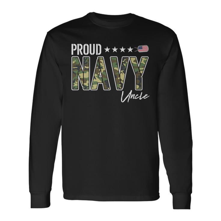 Nwu Type Iii Proud Navy Uncle Long Sleeve T-Shirt