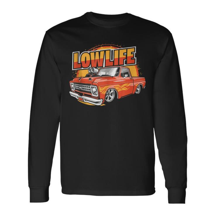 Obs Lowered Car Square Body Pickup Trucks Lowered Truck Long Sleeve T-Shirt Gifts ideas