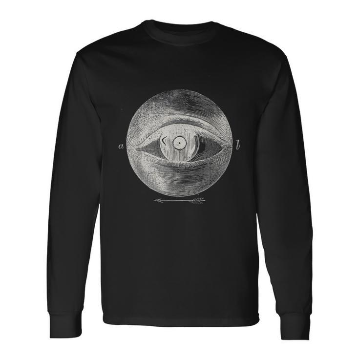 Occult Eye Psychedelic Dark Gothic Vintage Long Sleeve T-Shirt