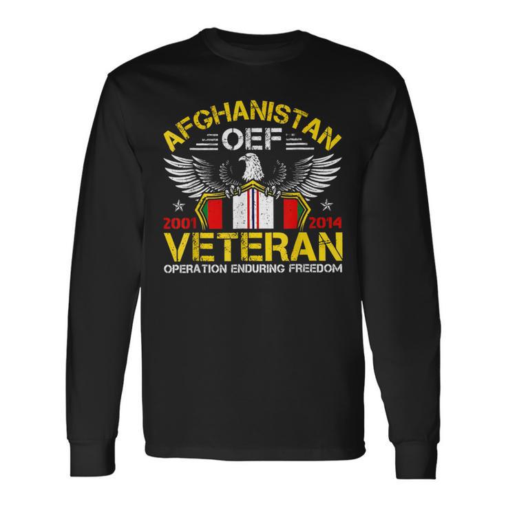 Oef Veteran Afghanistan Operation Enduring Freedom Long Sleeve T-Shirt