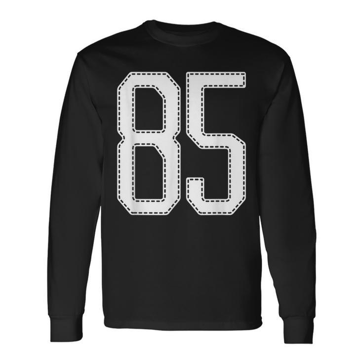 Official Team League 85 Jersey Number 85 Sports Jersey Long Sleeve T-Shirt